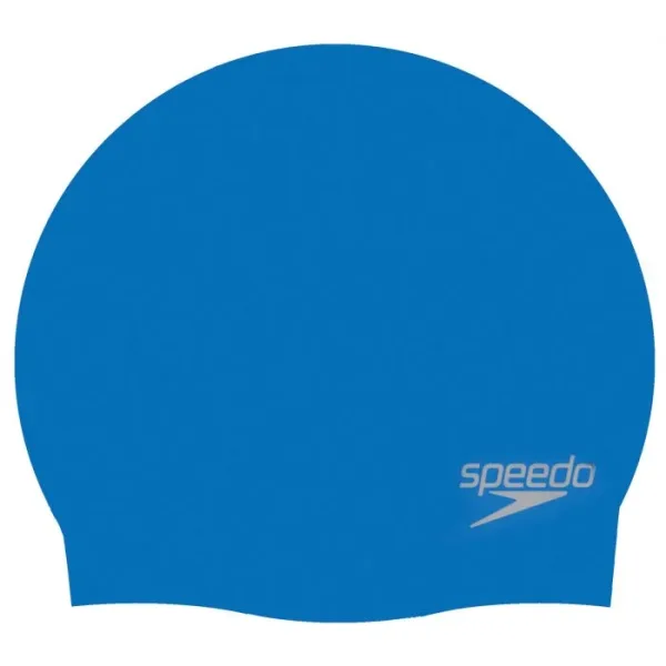 Speedo Moulded Sil Cap Blu P12