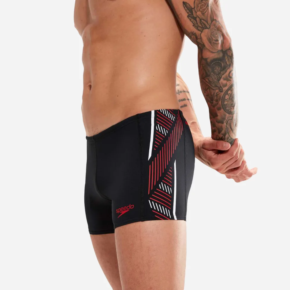 Speedo eco+ tech panel aqsh bla/red - Afbeelding 4